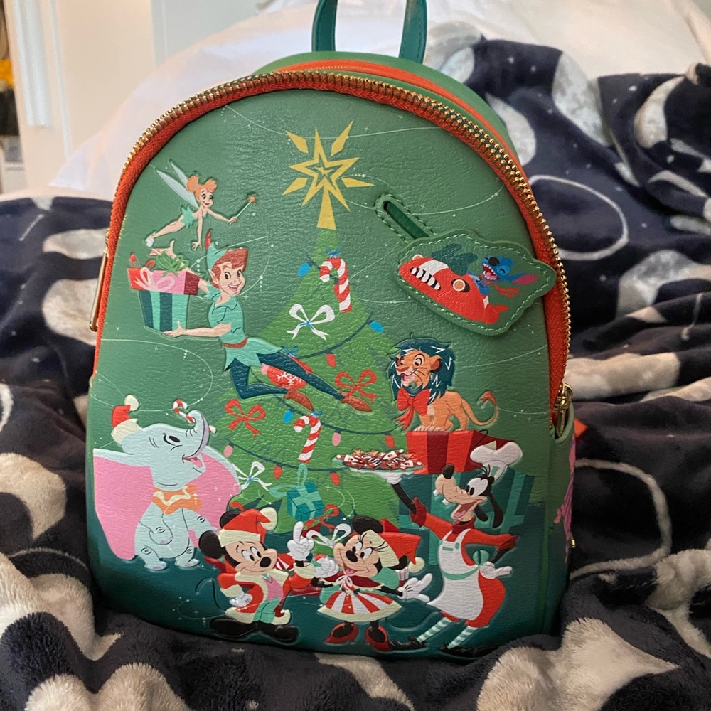 Loungefly Christmas Disney Parks backpack
